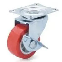 High grade red wheel brake